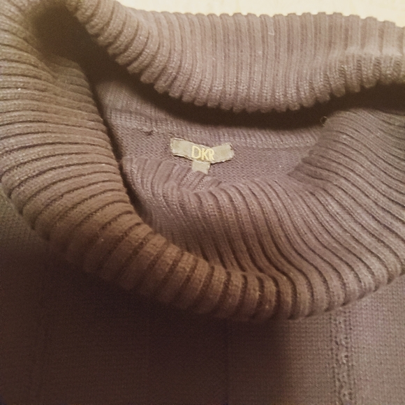 DKR Navy Sweater Poncho Vest - Picture 3 of 5